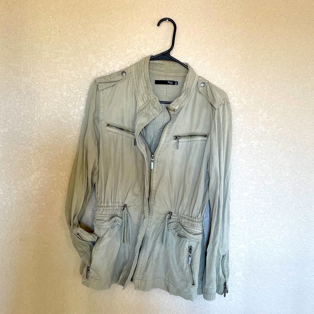 Military Light Green SOFT Utility Jacket size M